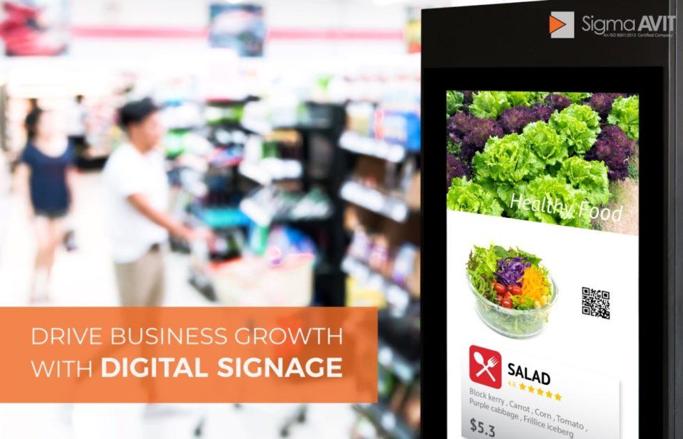 Drive Business Growth with Digital Signage
